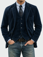 Eduardo | Conjunto de 2 piezas: Blazer y Chaleco de Pana