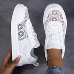 Pizzo Scarpe Floreali Comfort Traspiranti