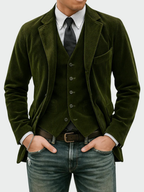 Eduardo | Conjunto de 2 piezas: Blazer y Chaleco de Pana