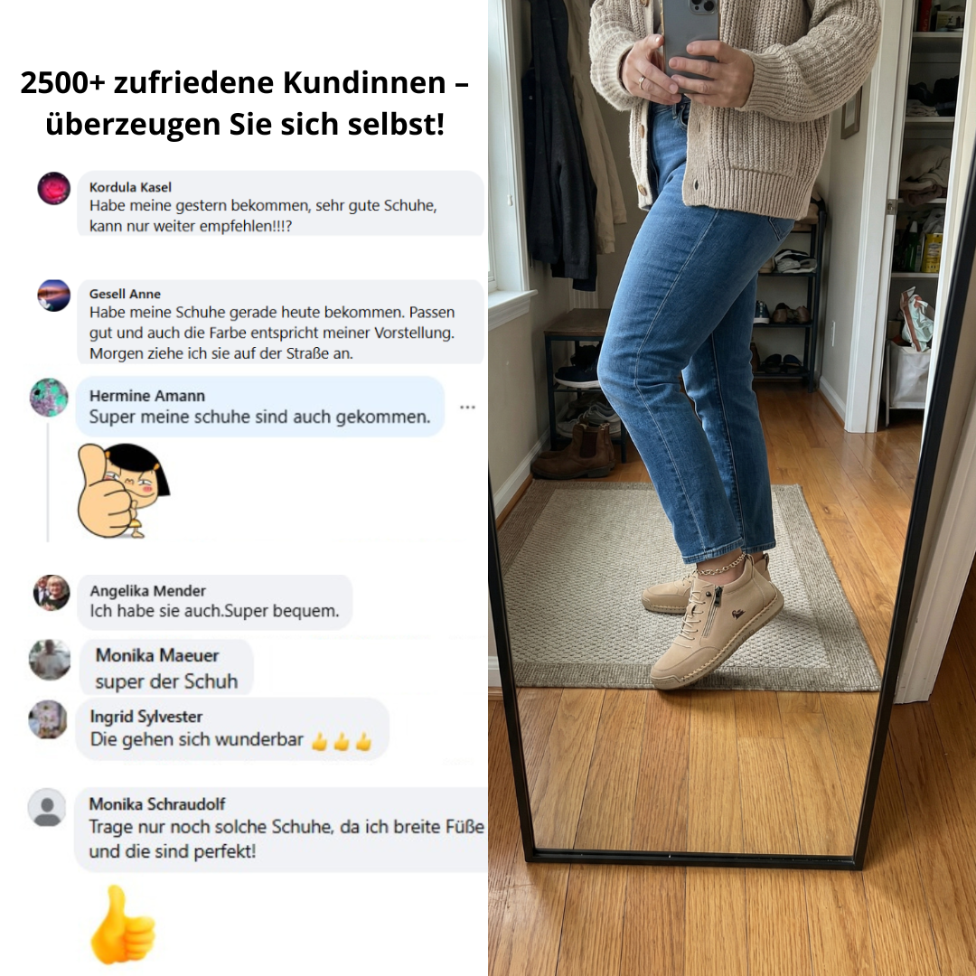 Mila™  – Zapatillas ortopédicas cómodas + cremallera