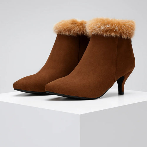 Botas de Piel de Piel Sintética Aurora